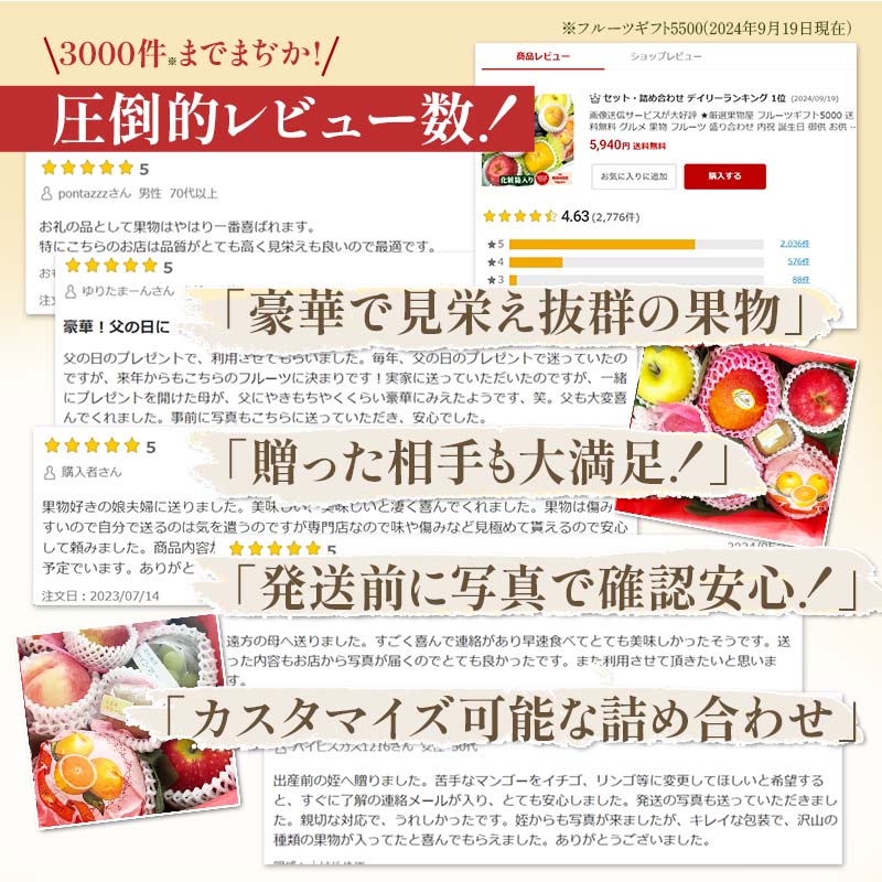 圧倒的レビュー数。