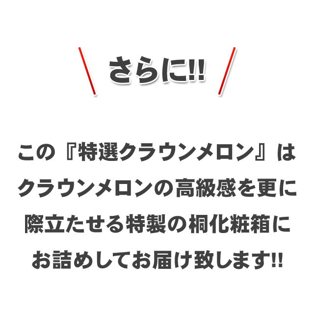 桐化粧箱入りマスクメロン