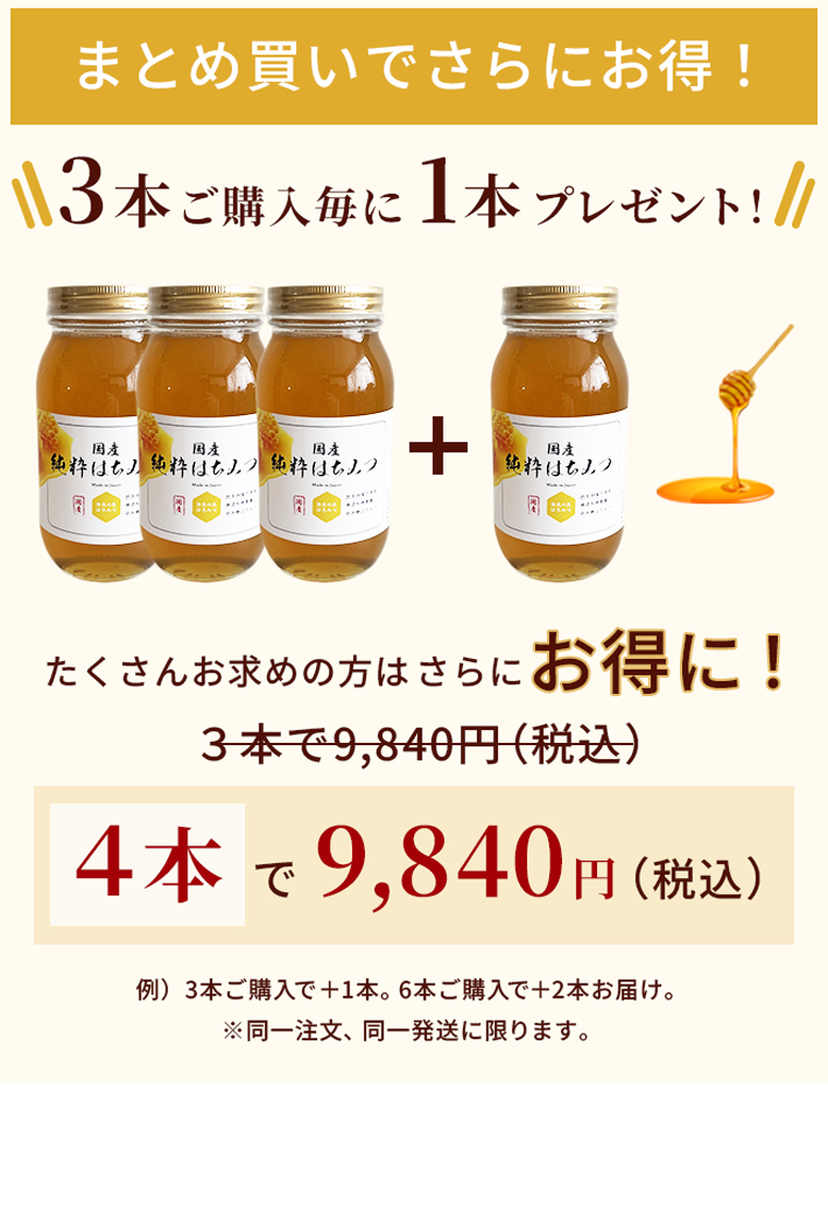 国産純粋はちみつ 1k瓶 : 奈良の里やまと蜂蜜堂 - 通販 - Yahoo