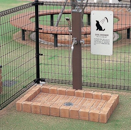 最新 水受け 立水栓用　シャワープレイスパン ブリックタイプ　1台　ペット 用 ガーデンシンク 【FKP1082044500】(39450円)