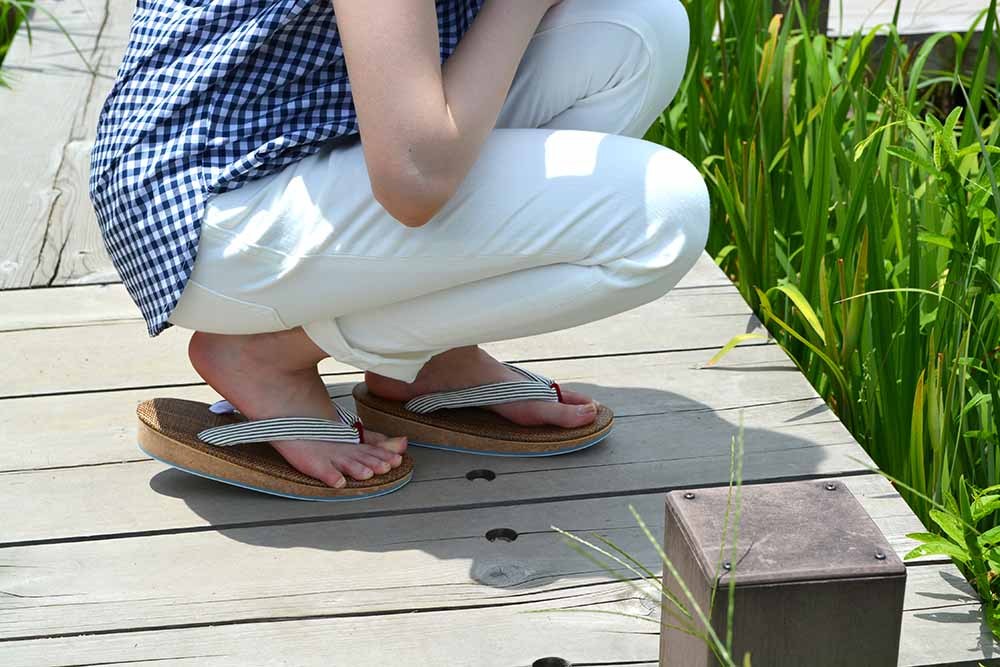 在庫限り 雪駄 日本製 おしゃれ セッタ 職人 手作り 和装 コルク底 レディース H503 | 大和工房 | 12