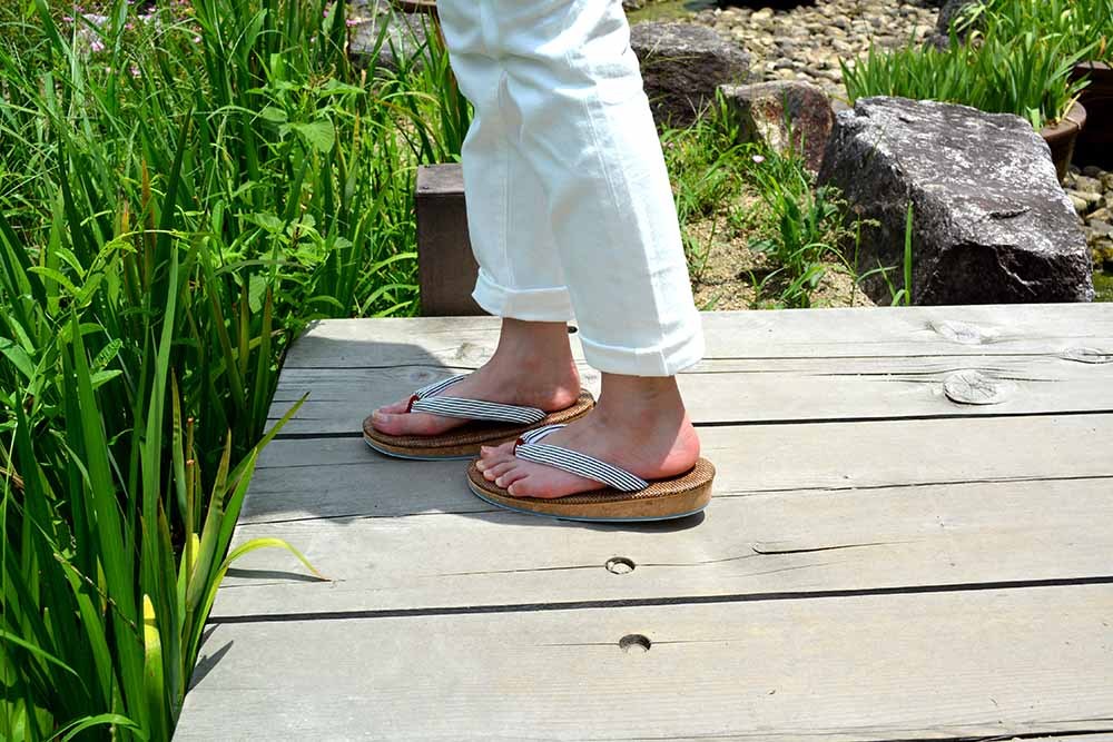 在庫限り 雪駄 日本製 おしゃれ セッタ 職人 手作り 和装 コルク底 レディース H503 | 大和工房 | 13