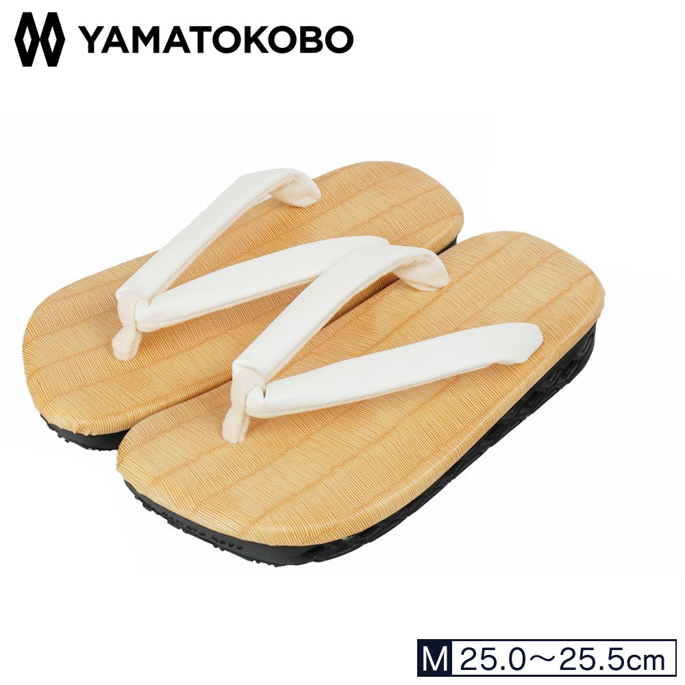 大和工房 スニーカー雪駄 YAMATOKOBO -cross- 黄チバ天板 白花緒 黒