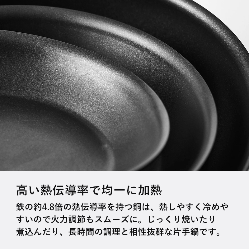 特典付 マイヤー アナロン ルクス 片手鍋 16cm MEYER ガス対応 IH対応 ブラック ステンレス 銅 蓋付き AC3-S16の画像