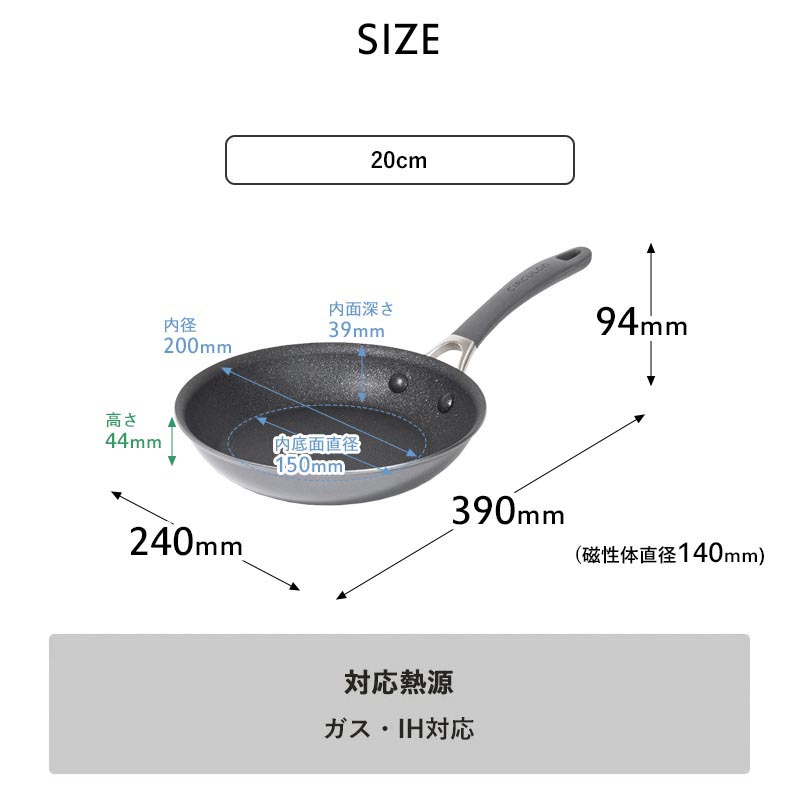マイヤーサーキュロンフライパンのおすすめ人気商品一覧 通販 - Yahoo