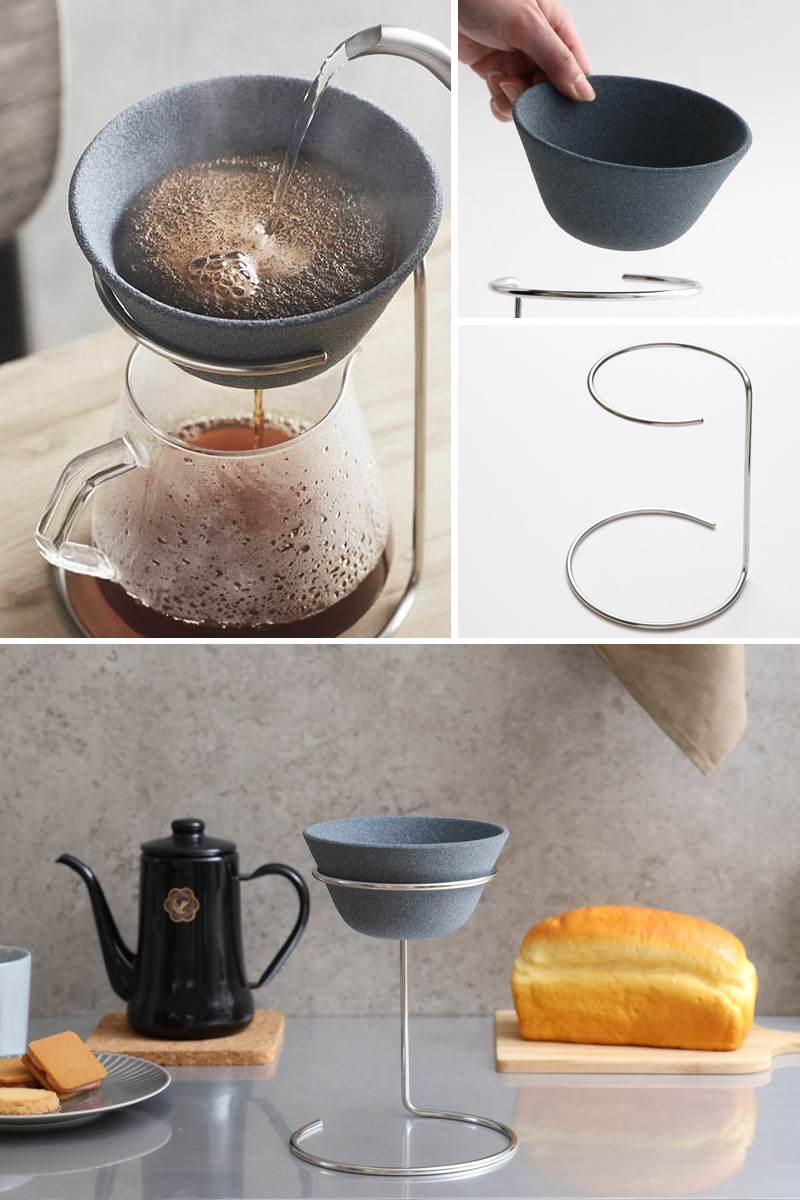 特典付 Ceraful セラフル大スタンドセット 3-5杯用 コーヒーフィルター
