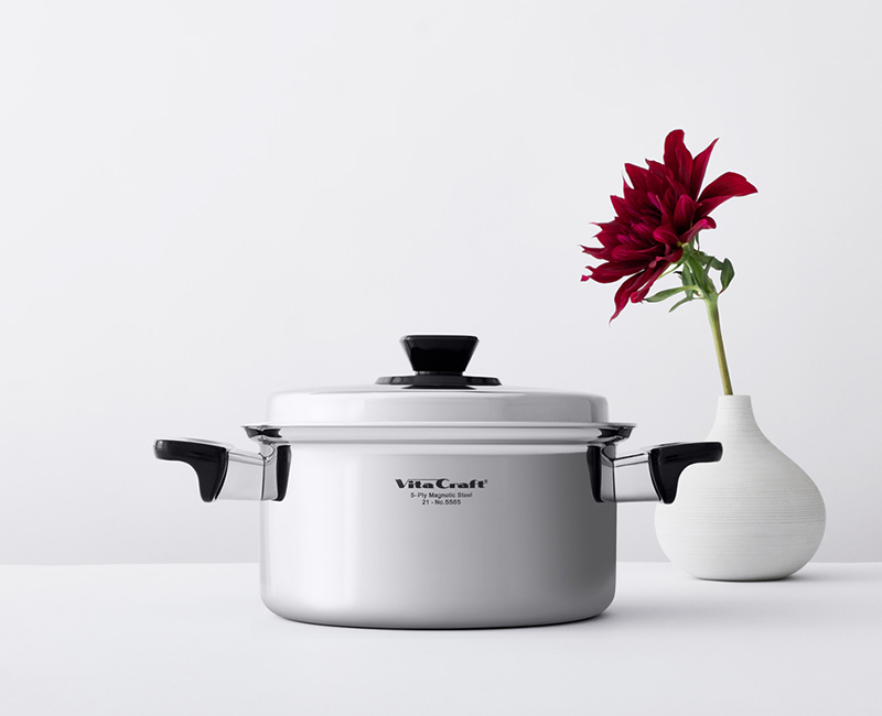 Vita Craft（ビタクラフト） 特典付 Vシリーズ 両手鍋 4.0L 深型 蓋