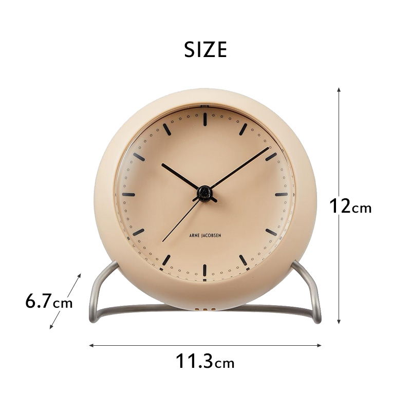 ARNE JACOBSEN（アルネ ヤコブセン） 特典付 置き時計 ARNE JACOBSEN