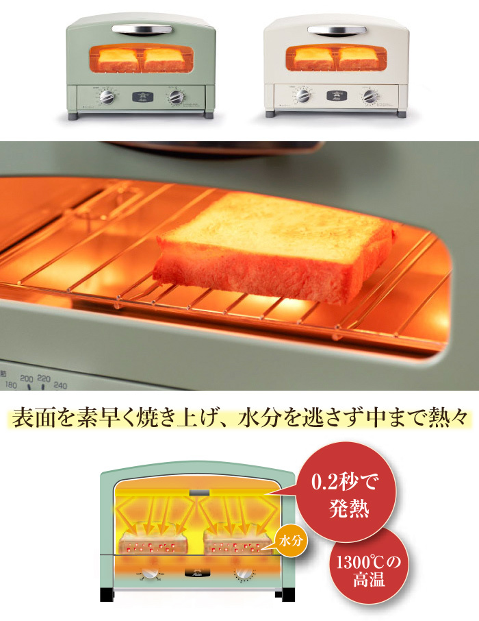 Aladdin アラジンGraphite Toaster グラファイトトースター 2枚焼き