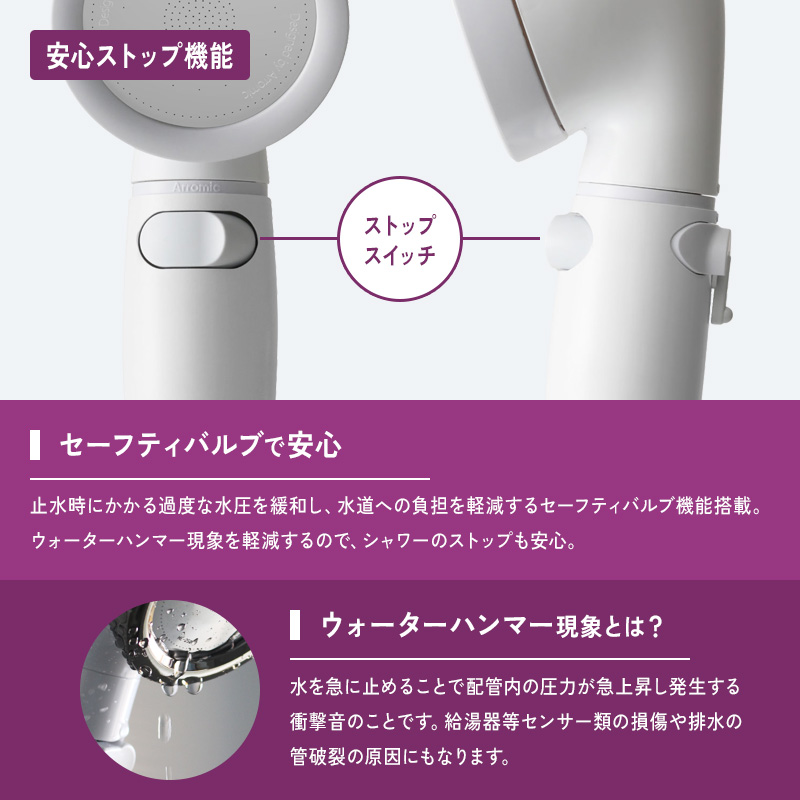 Arromic（アラミック） 特典付 シルクシャワーシリーズ 03 高節水 節水