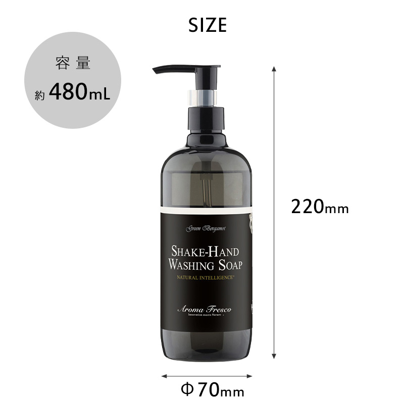 Aroma Fresco アロマフレスコ シェイクハンドウォッシングソープ 480mL