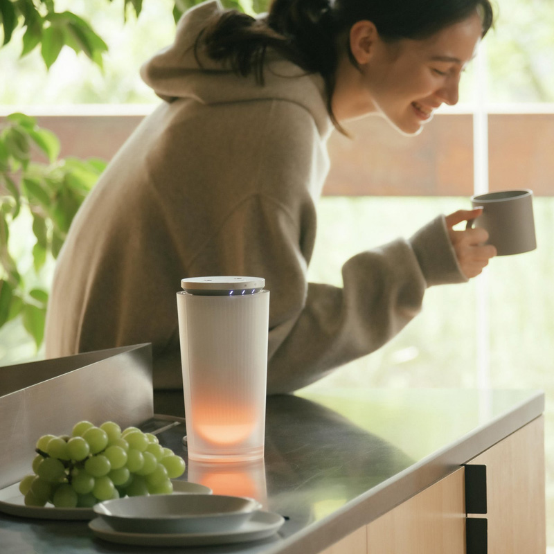 特典付 cado/カドー BRAIN SLEEP CLOCK ブレインスリープクロック SP-CL1 リラックス リフレッシュ アロマ 入眠 快眠 目覚め おしゃれ インテリアの画像