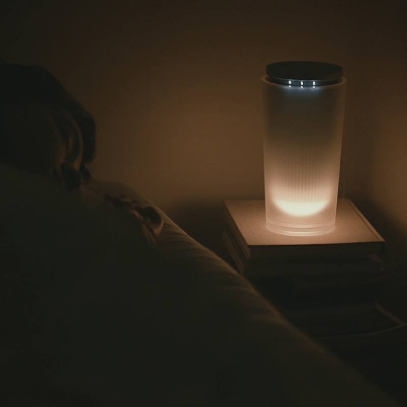 特典付 cado/カドー BRAIN SLEEP CLOCK ブレインスリープクロック SP-CL1 リラックス リフレッシュ アロマ 入眠 快眠 目覚め おしゃれ インテリアの画像