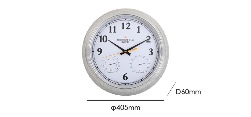 DULTON（ダルトン） 特典付 壁掛け時計 直径40cm DULTON/ダルトン Wall