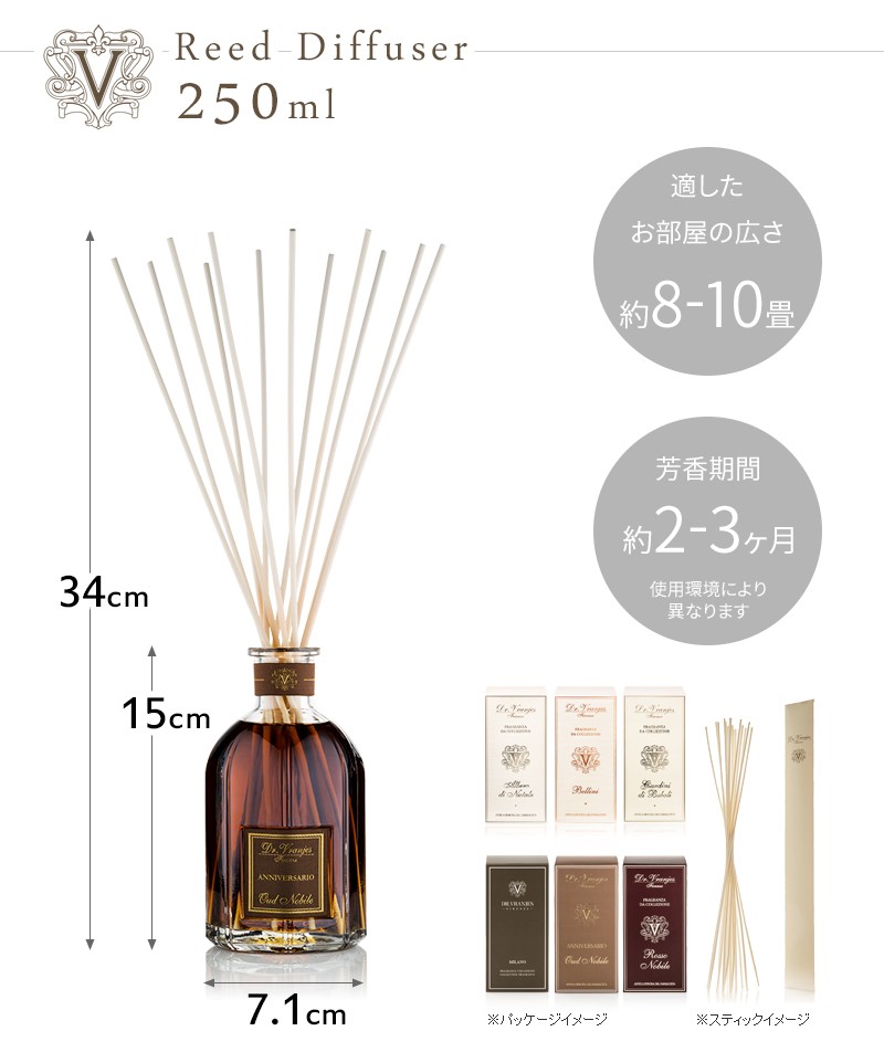 ウード ノービレ 250ml ディフューザー + 80g キャンドル 限定