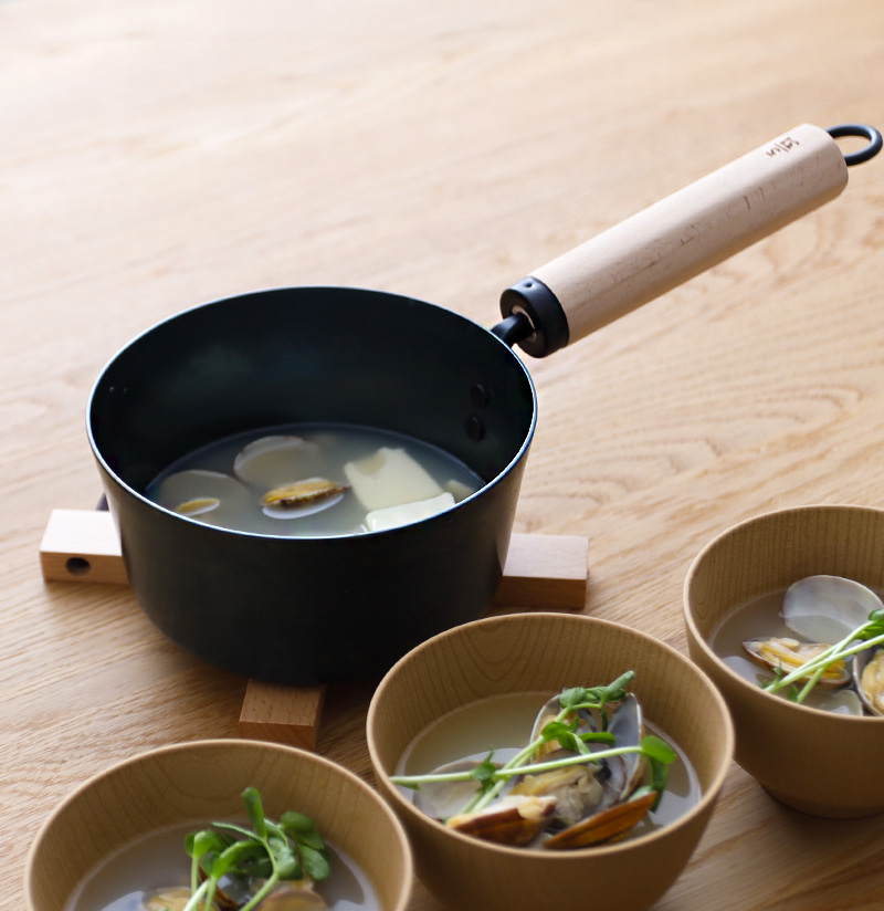 特典付 5/31 今日を元気にするお味噌汁パン 片手鍋 ナベ 16cm