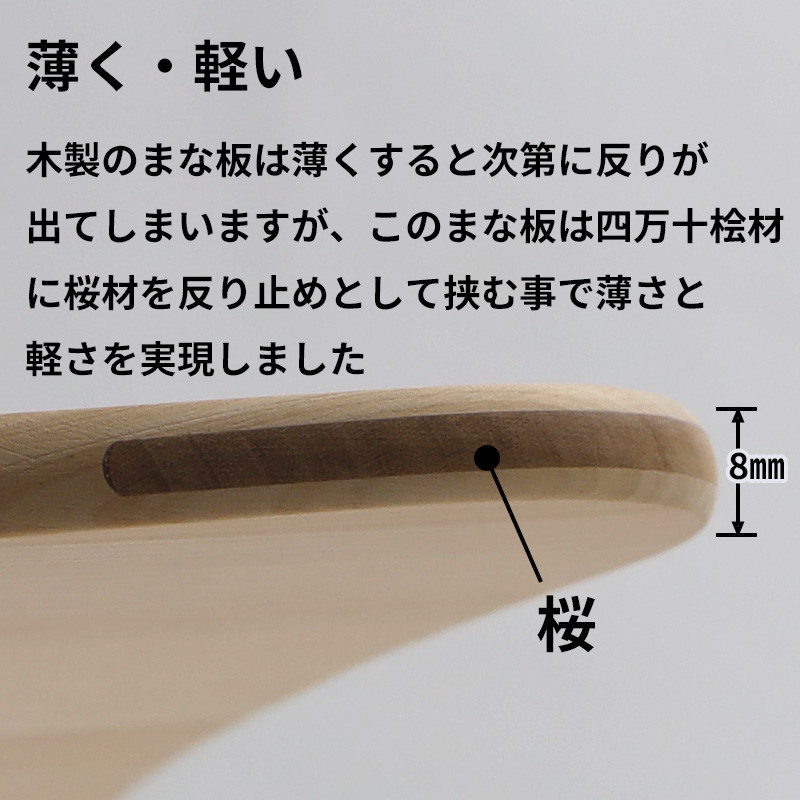 ambai（アンバイ） 特典付 土佐板 台形 S まな板 カッティングボード