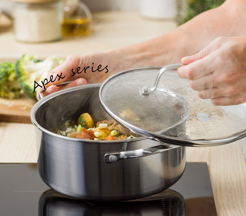 GREEN PAN（グリーンパン） 特典付 エーペックス キャセロール 20cm