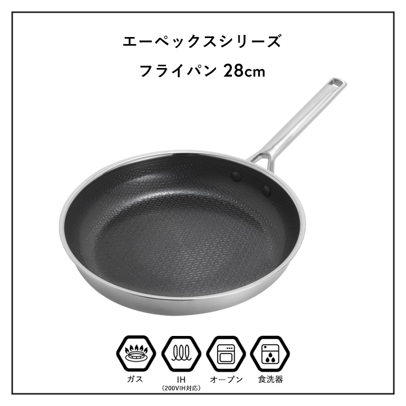 GREEN PAN（グリーンパン） 特典付 エーペックス フライパン 28cm 安全