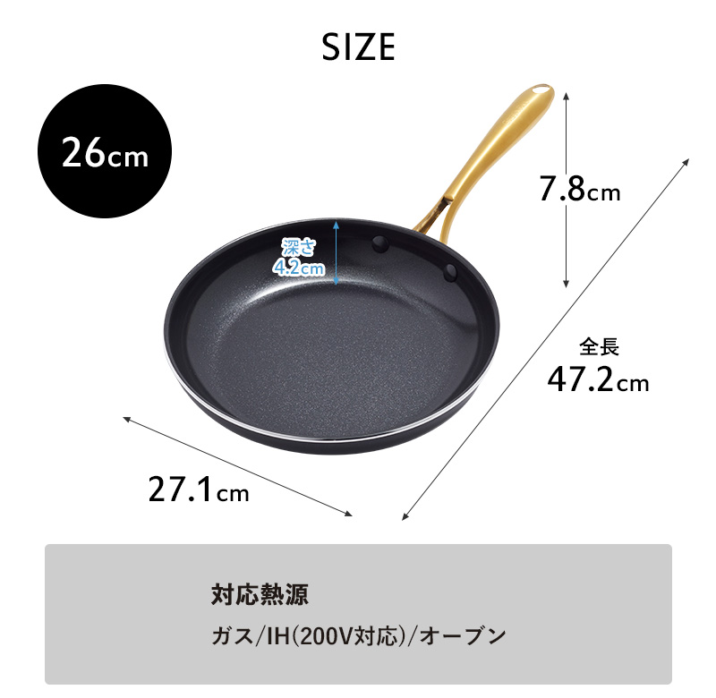 特典付 GREEN PAN グリーンパン ストゥディオ フライパン 26cm