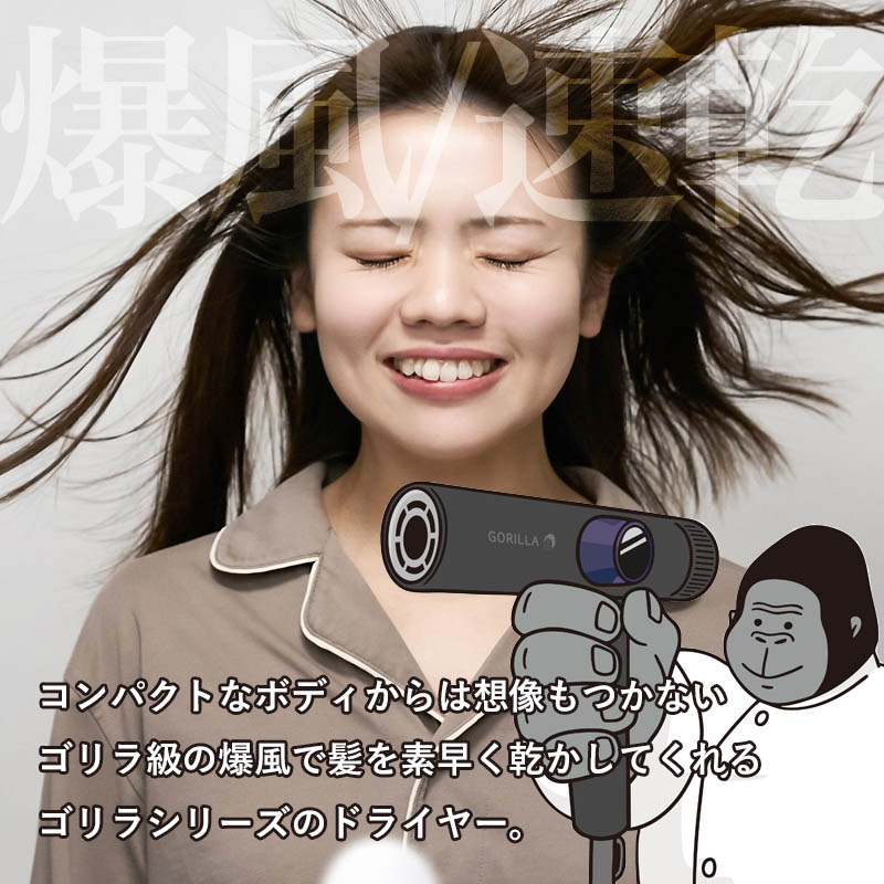 特典付き! ドウシシャ ゴリラのひとふき ドラ...の詳細画像2