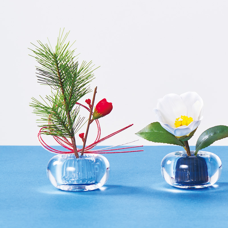 WEB限定カラー h ミチクサ 特典付 d concept 透明 一輪挿し 花瓶 生け花 花瓶・フラワースタンド