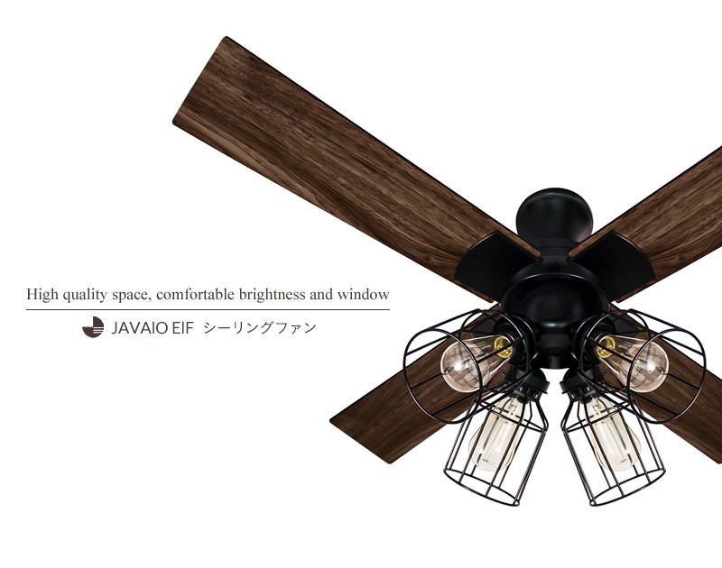 JAVALO ELF 特典付 VINTAGE Collection シーリングファン JE
