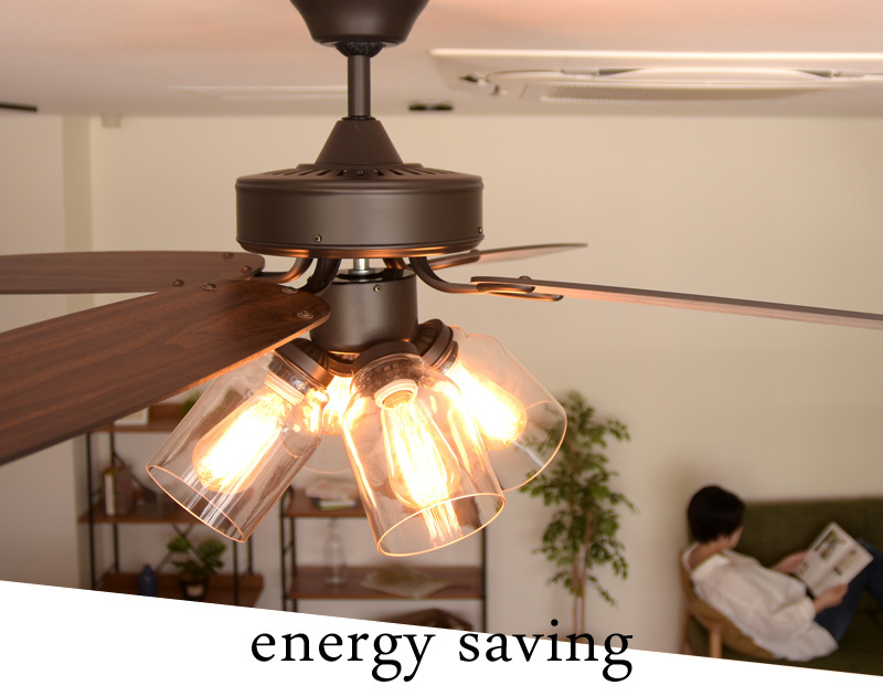 JAVALO ELF 特典付 VINTAGE Collection シーリングファン 4灯 JE-CF027