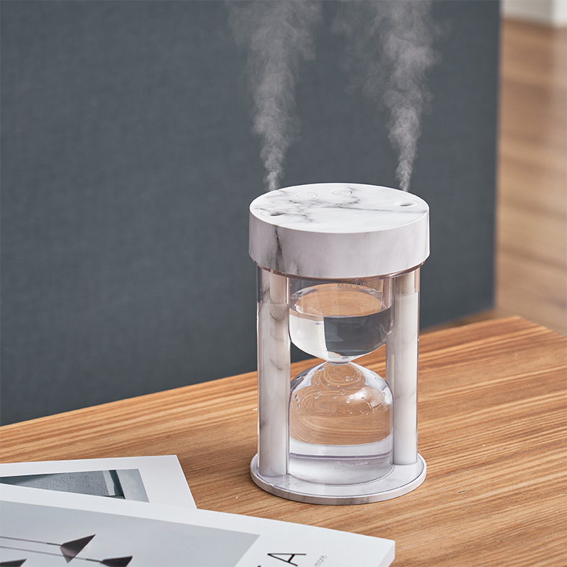 砂時計型コードレス加湿器 ライト機能付 砂時計型コードレス加湿器ライト機能付（加湿器/卓上/おしゃれ