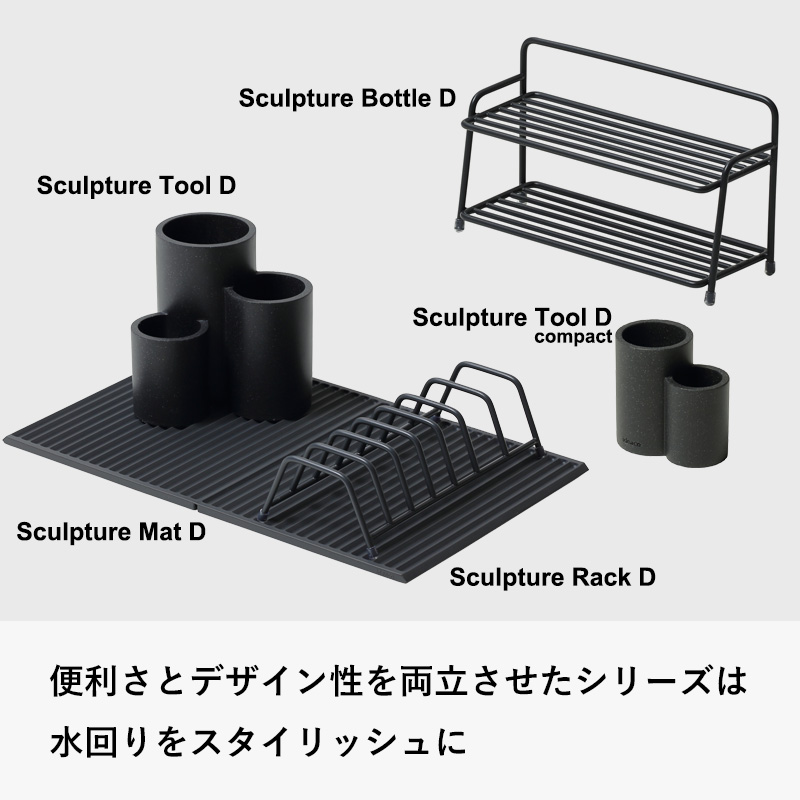 KYOCERA（京セラ） ideaco Kitchen Drainers Sculpture Bottle D