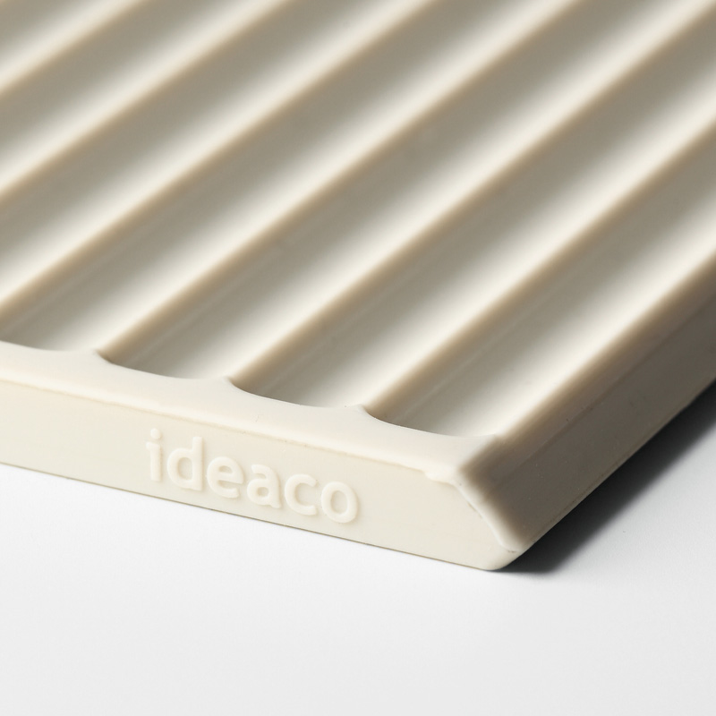 ideaco 3点セット 水切り 水切りラック マット ideaco Kitchen Drainers Sculpture Mat D スカルプチャー