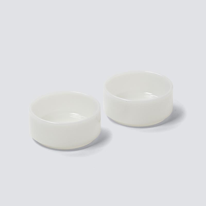 MilkGlass bowl / 2pcs (ミルクガラス ボウル / 2点セット) ideaco イデアコ 食器 ボウル 切立鉢 器 皿 テーブルウェア ミルクグラス｜yamayuu｜02