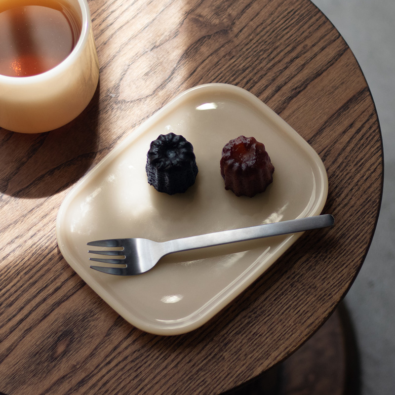 1950年代 ミルクガラス猫モチーフプレート