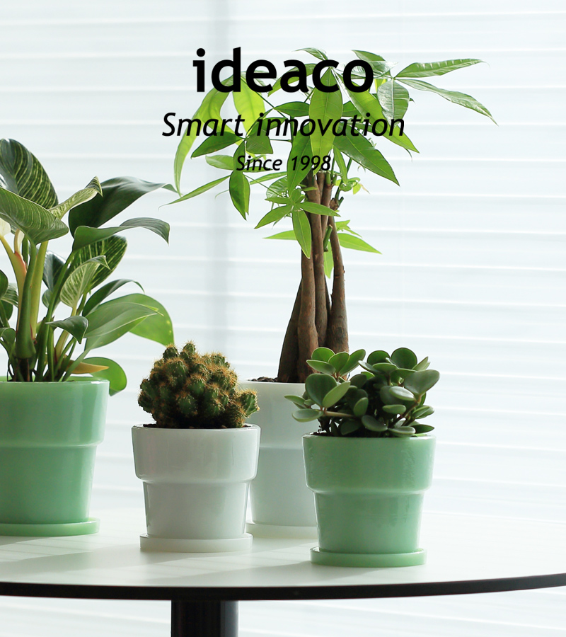 ideaco Milk Glass Planter Pot3 ミルクガラスプランターポット 植木鉢 プランター 鉢植え ガラス ホウケイ酸ガラス 鉢皿  3号鉢 ホワイト グリーン イデアコ : id-mglass-pot3 : くらしのもり Yahoo!ショッピング店 - 通販 -  Yahoo!ショッピング