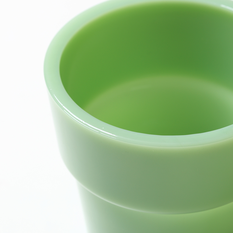 Milk Glass Planter Pot3 ideaco ミルクガラスプランターポット 植木鉢