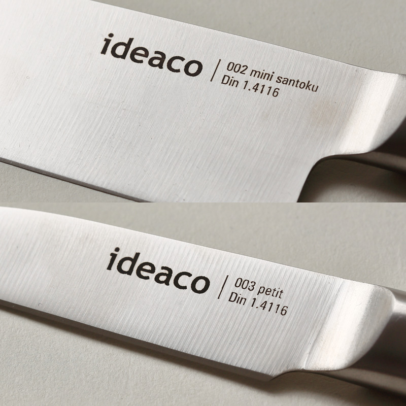 ideaco（イデアコ） キッチンナイフ ペアセット 小三徳包丁＆ペティ