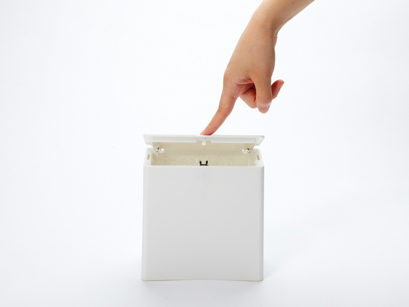 ideaco TUBELOR mini flap(チューブラー ミニフラップ) イデアコ ごみ箱 ゴミ箱 ダストボックス おしゃれ デザイン雑貨 フタ 生ゴミ｜yamayuu｜02