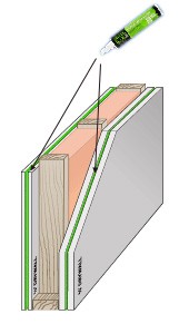 GREEN GLUE グリーングルー 828ml 6本入り 塗布タイプの粘弾性防音材