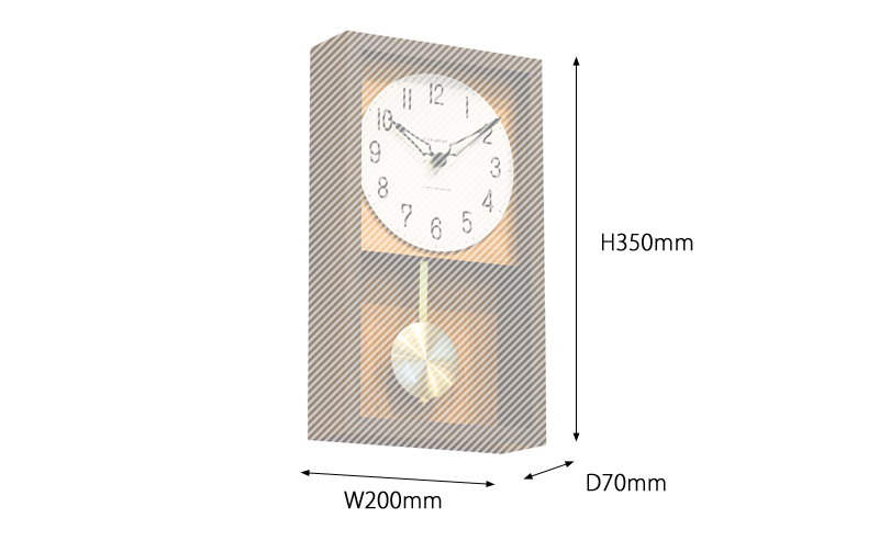 特典付 INTERZERO インターゼロ HINOKI PENDULUM CLOCK ヒノキ