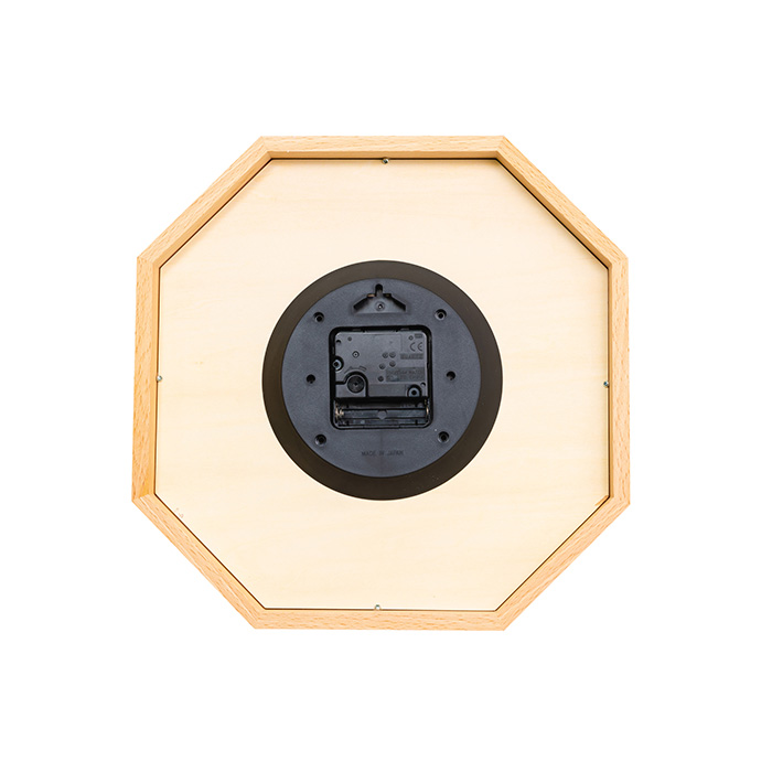 INTERZERO インターゼロ OCTAGON CLOCK オクタゴンクロック 八角形 時計 壁掛け 掛け時計 おしゃれ シンプル 北欧 CH-054 iz-ch-054｜yamayuu｜14