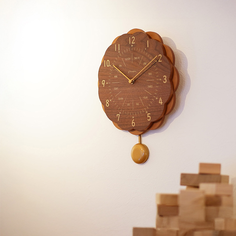 特典付 インターゼロ SUN CLOCK サンクロック 壁掛け時計 振り子