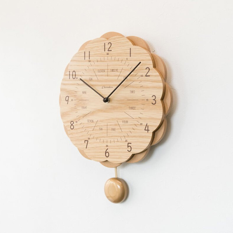 特典付 インターゼロ SUN CLOCK サンクロック 壁掛け時計 振り子時計