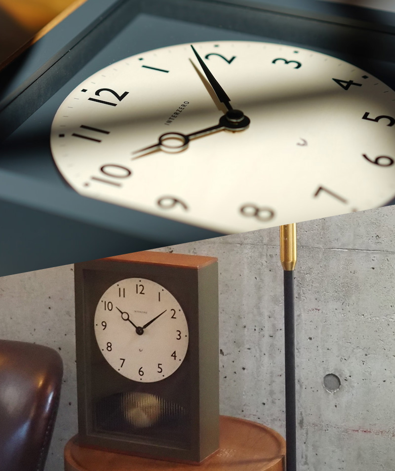 特典付 インターゼロ アーチの振り子時計 壁掛け時計 掛け時計 置時計