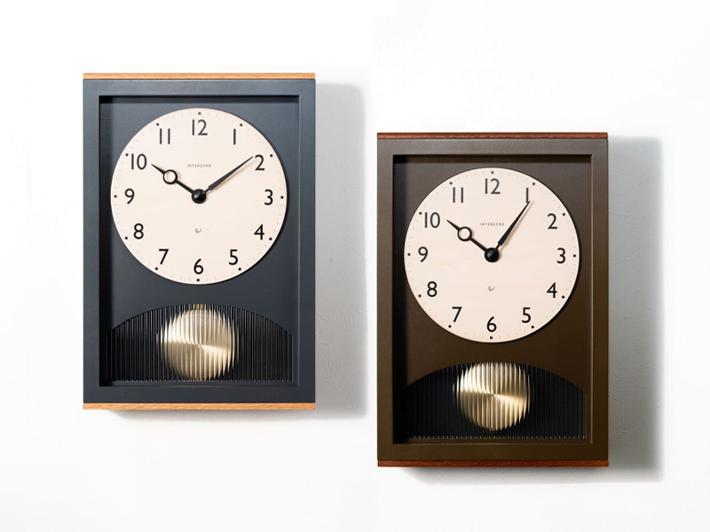 特典付 インターゼロ アーチの振り子時計 壁掛け時計 掛け時計 置時計