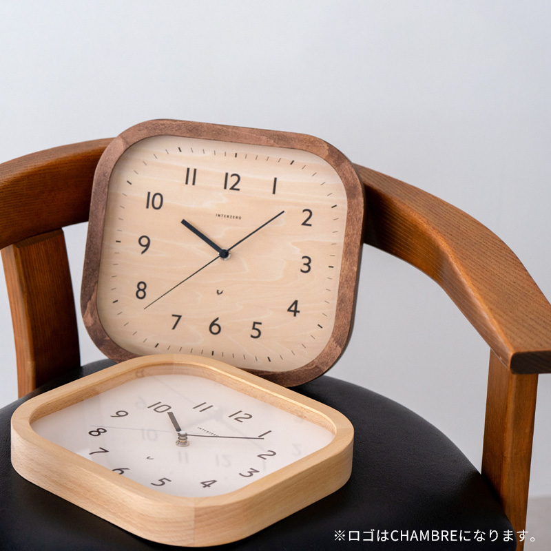 特典付 インターゼロ Calme CLOCK カルムクロック 壁掛け時計 掛け時計