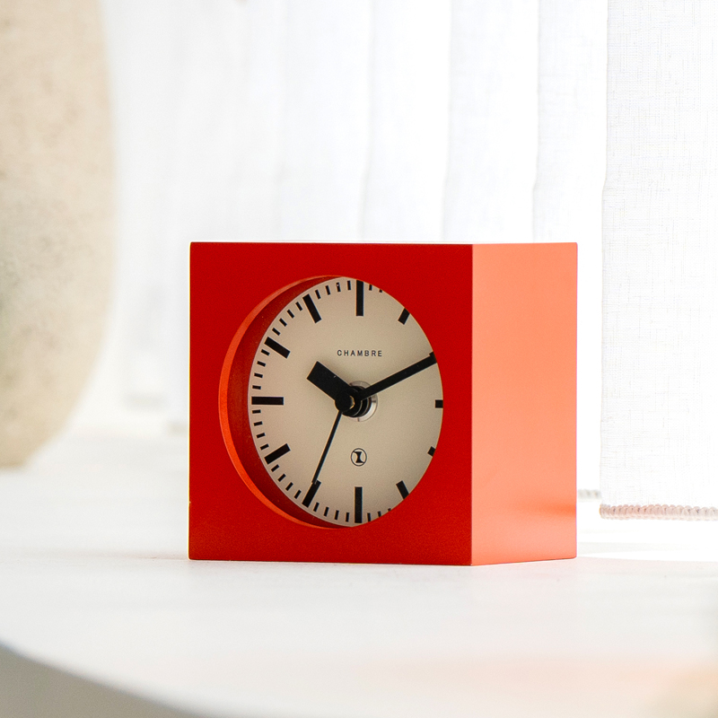 特典付 インターゼロ BLOCK DESK CLOCK ブロックデスククロック