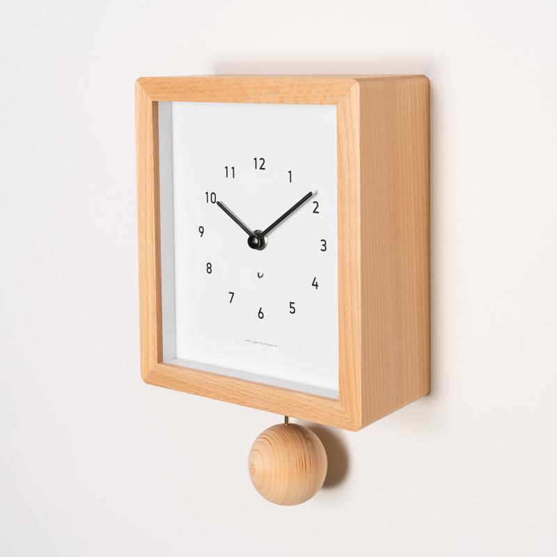 特典付 インターゼロ Blanc CLOCK ブランクロック 壁掛け時計 置き時計