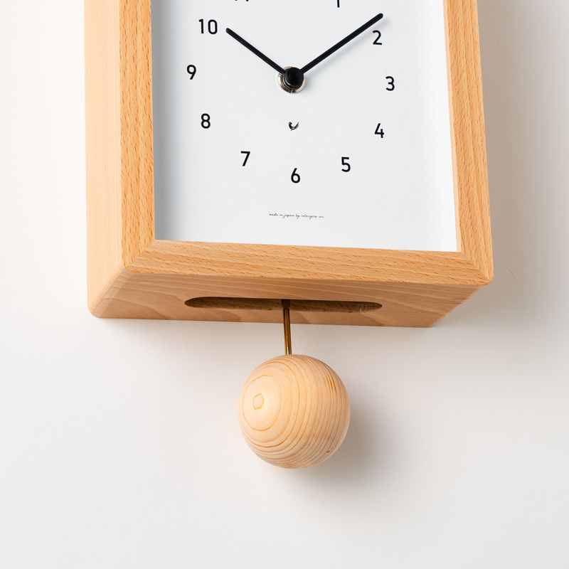 特典付 インターゼロ Blanc CLOCK ブランクロック 壁掛け時計 置き時計