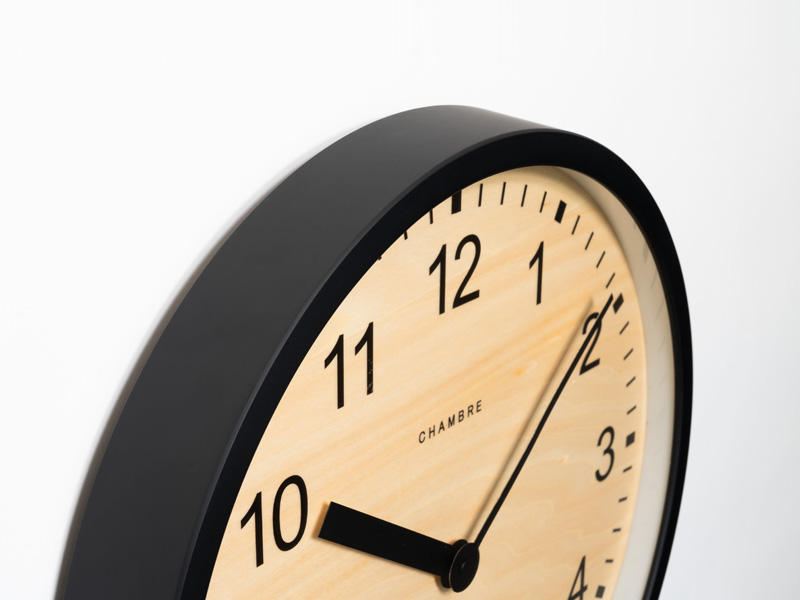 特典付 インターゼロ 大きな公共時計 壁掛け時計 CH-073BK CH-073WN