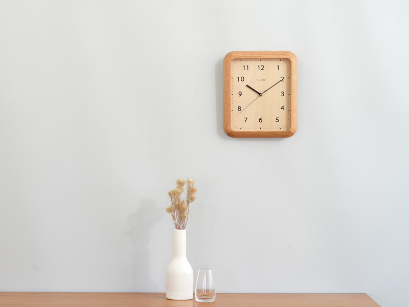 特典付 インターゼロ BOOK CLOCK ブッククロック 壁掛け時計 置き時計